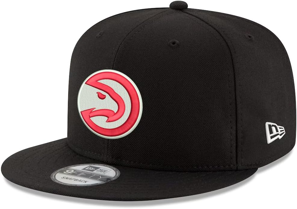 New Era Atlanta Hawks 9FIFTY 2026 Playoffs Snapback Cap, Adjustable Hat Black