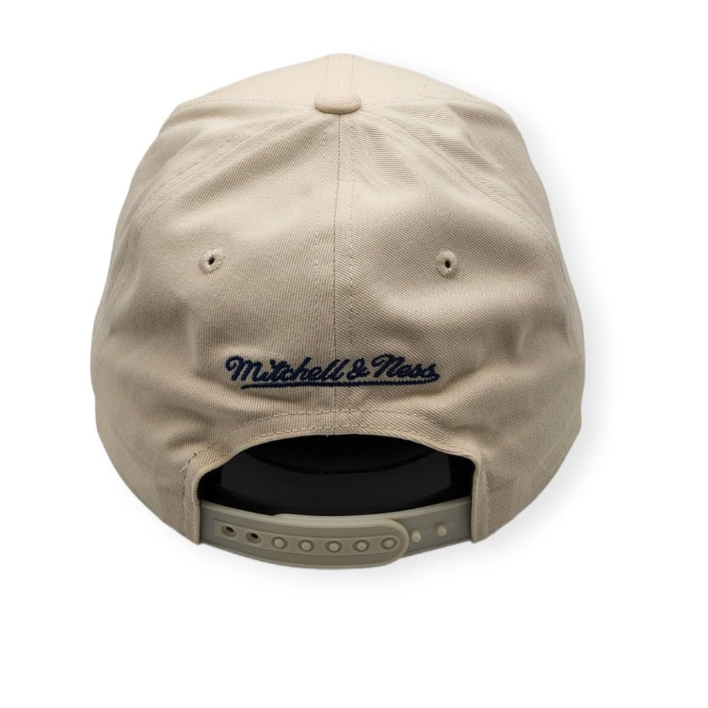 Mitchell & Ness LA Los Angeles Dodgers Waverunner Snapback Cap, Adjustable Hat White Blue