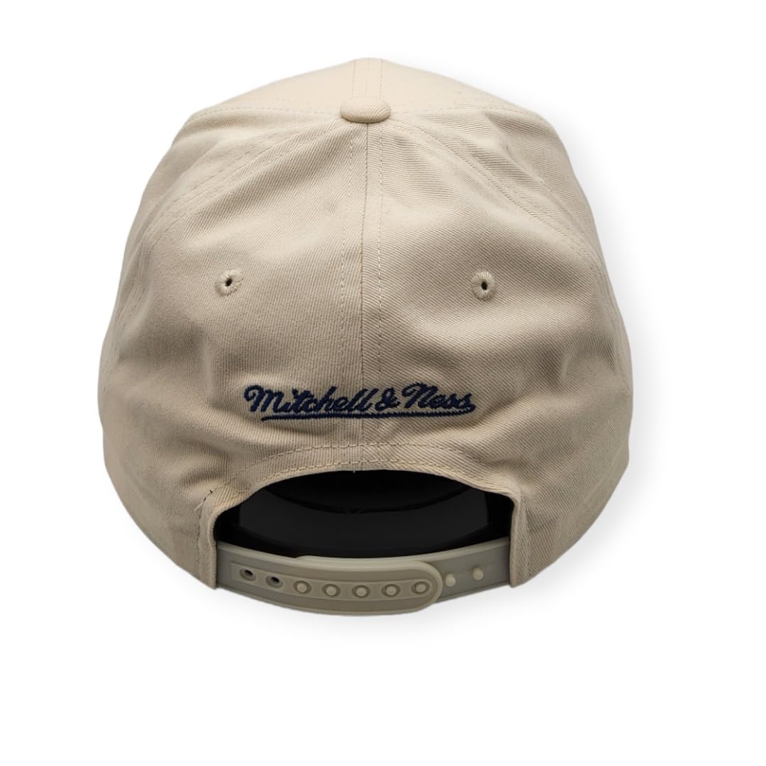 Mitchell & Ness LA Los Angeles Dodgers Waverunner Snapback Cap, Adjustable Hat White Blue