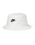 Nike Apex Futura Washed Bucket Hat, White/Black, Large