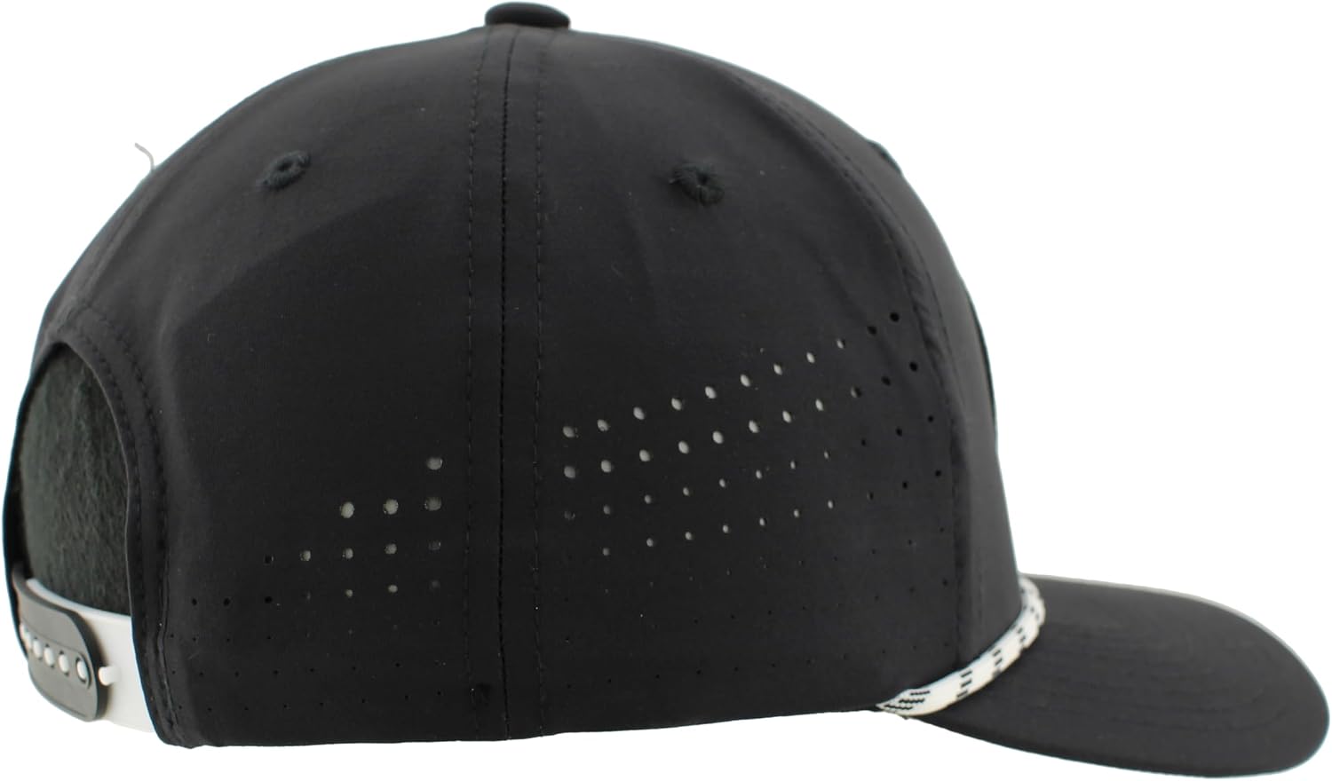 ZHATS NBA Unisex-Adult NBA Officially Licensed Rope Hat Snapback Performance Black