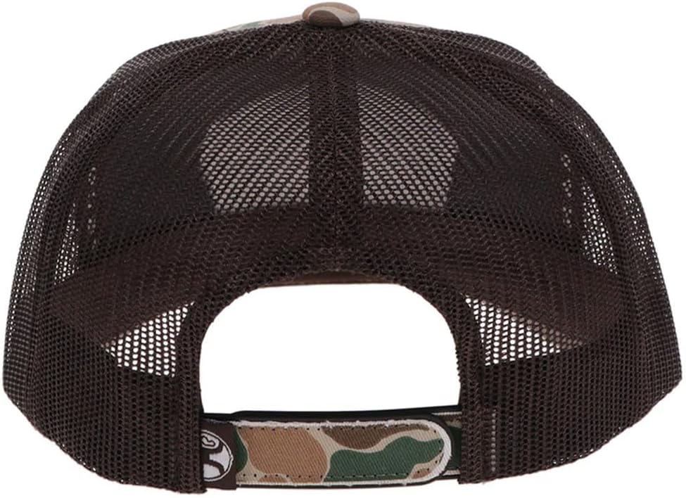 HOOEY Outfitters Critter Camo Snapback Hat - Mesh Back Trucker Cap for Men, Hunting & Fishing Hat, Duck Camo Baseball Cap