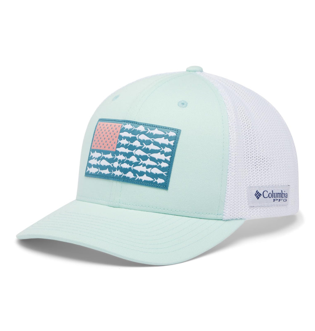 Columbia Unisex PFG Fish Flag Mesh Ball Cap