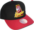 Mitchell & Ness Atlanta Hawks City Block Snapback Adjustable Hat Cap - Black and Red