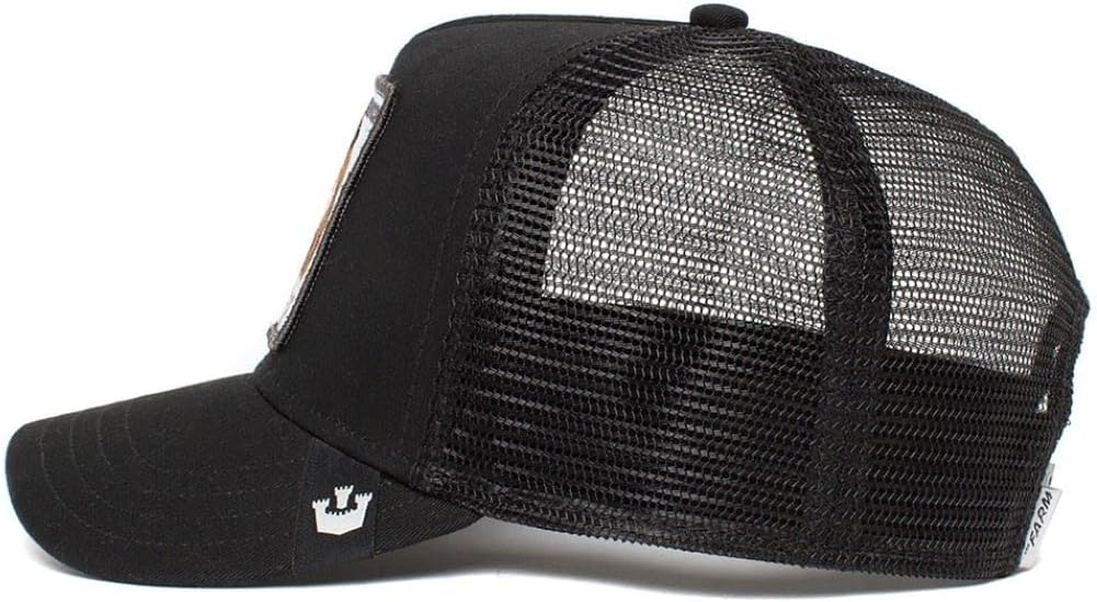 Goorin Bros. The Farm Unisex Original Adjustable Snapback Trucker Hat, Black (Butch), One Size