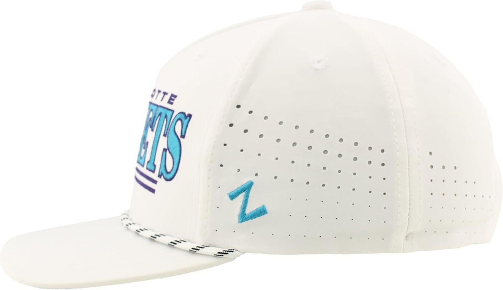 ZHATS NBA Unisex-Adult NBA Officially Licensed Rope Hat Snapback Performance Regalia White