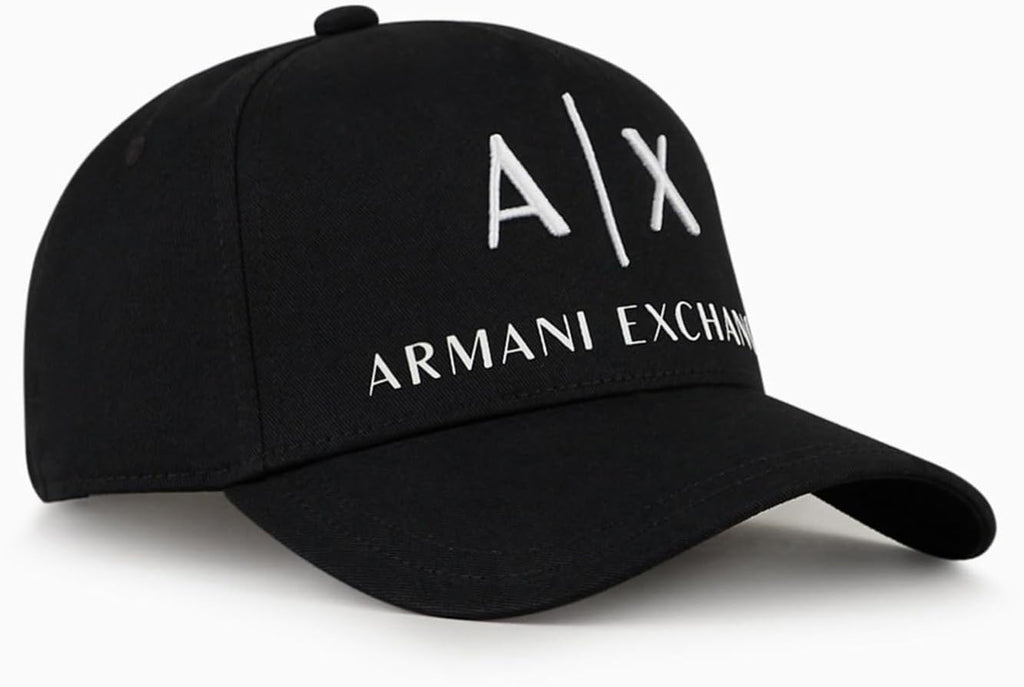 Armani Exchange Mens Corporate Logo Baseball Hat