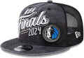 New Era Dallas Mavericks 9FIFTY 2024 NBA Finals Western Conference Champions Trucker Cap, Hat Black