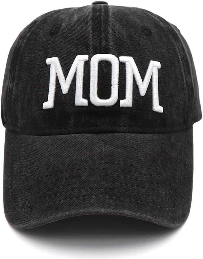 Mom and Dad Hats New Mom Gifts Embroidered Hats for Men Women Adjustable Baseball Cap New Parents Gifts for Couples