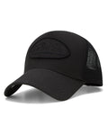 Von Dutch Unisex Trucker Hat - Retro Classic Solid Color Mesh Back Snapback Baseball Cap for Men & Women, Size One Size, Black/Black