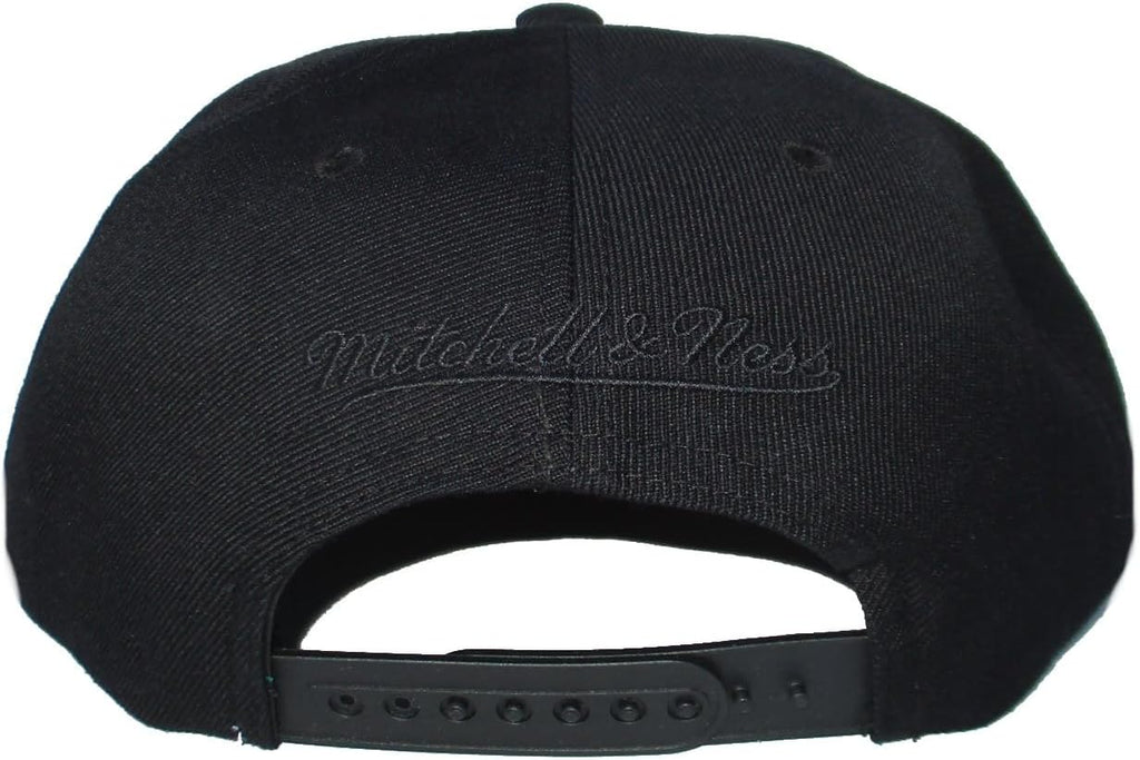 Mitchell & Ness Charlotte Hornets Camo Bill Snapback Adjustable Hat Cap - Black and Camo