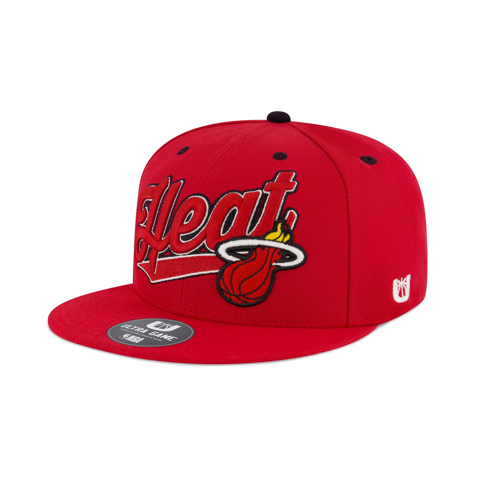 Ultra Game Men’s NBA Official Snap Back 3D Embroidered Team Logo Baseball Cap Hat