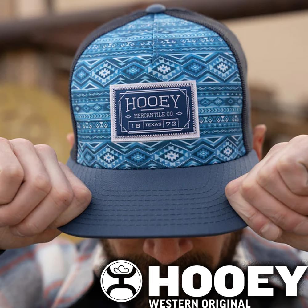 HOOEY Doc Adjustable Snapback Hat – 5-Panel Breathable Mesh Baseball Cap, Trucker Hat for Men and Women