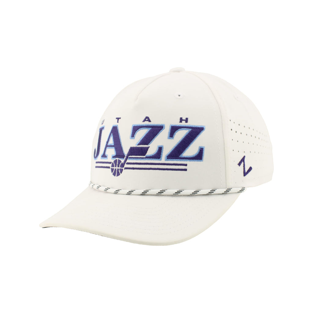 ZHATS NBA Unisex-Adult NBA Officially Licensed Rope Hat Snapback Performance Regalia White