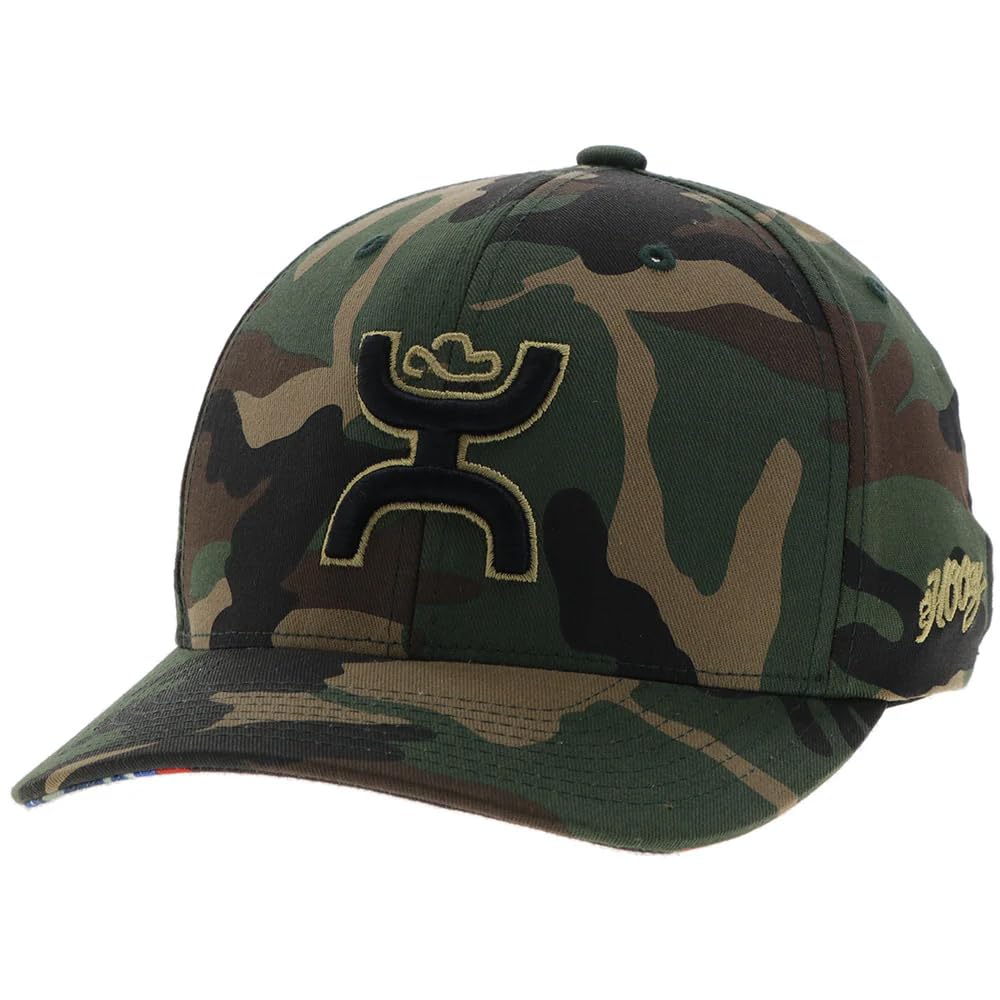 HOOEY Chris Kyle Adjustable Snapback Hat – Mid Profile 6-Panel Breathable Mesh Baseball Cap, Trucker Hat for Men and Women