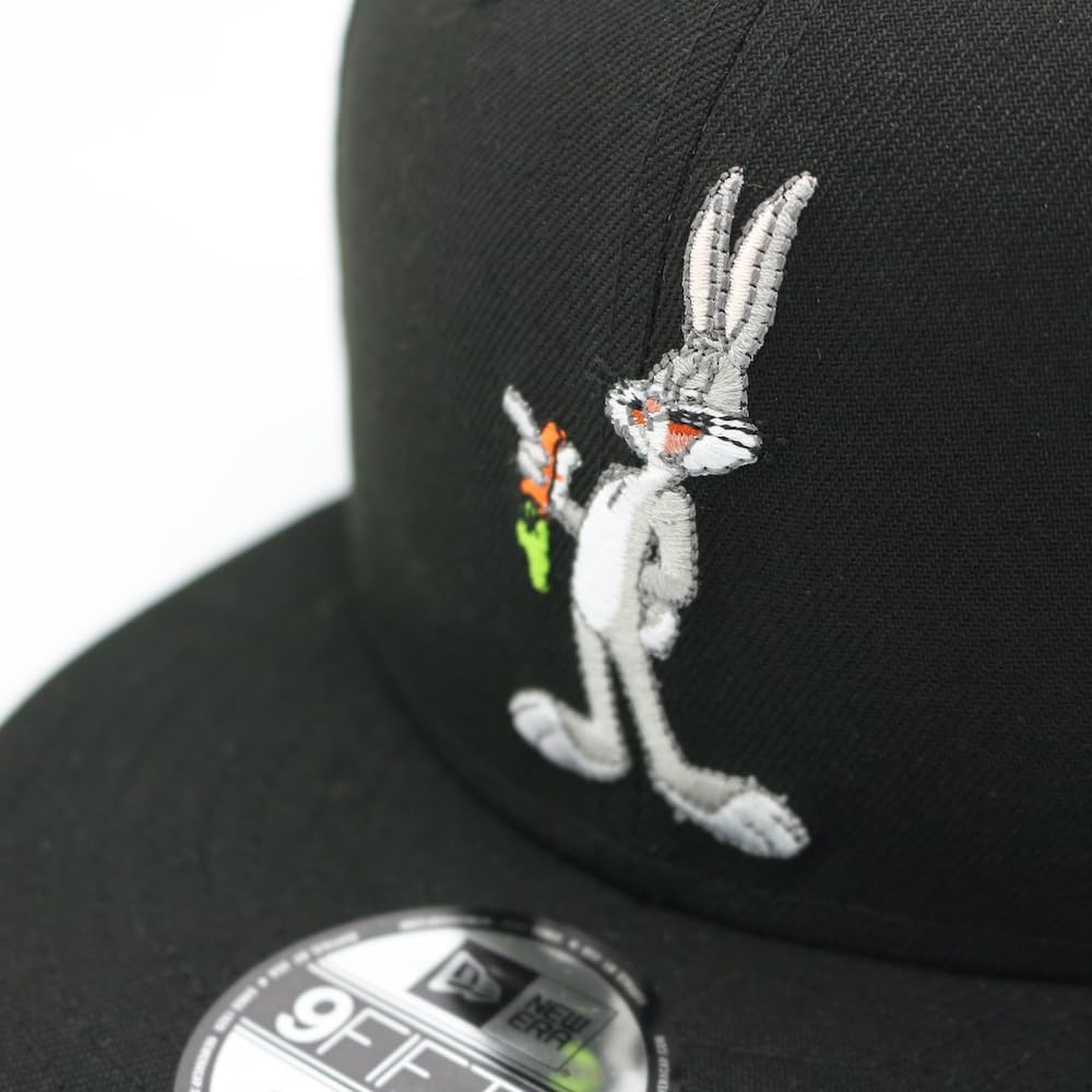 New Era Bugs Bunny Carrot Looney Tunes Snapback Cap Black 9fifty 950 OSFA Basecap