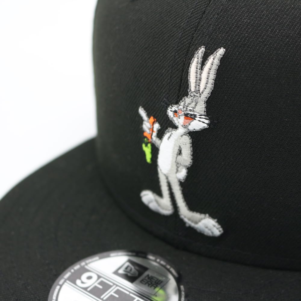 New Era Bugs Bunny Carrot Looney Tunes Snapback Cap Black 9fifty 950 OSFA Basecap