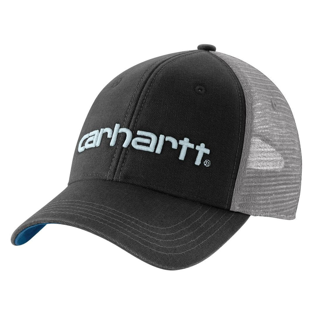 Carhartt Men's Canvas Mesh-Back Logo Graphic Cap