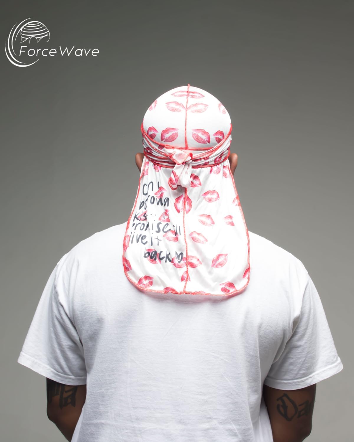 ForceWave Durag for Men Designer for Waves Silky Durag Du rag with Designed Pattern