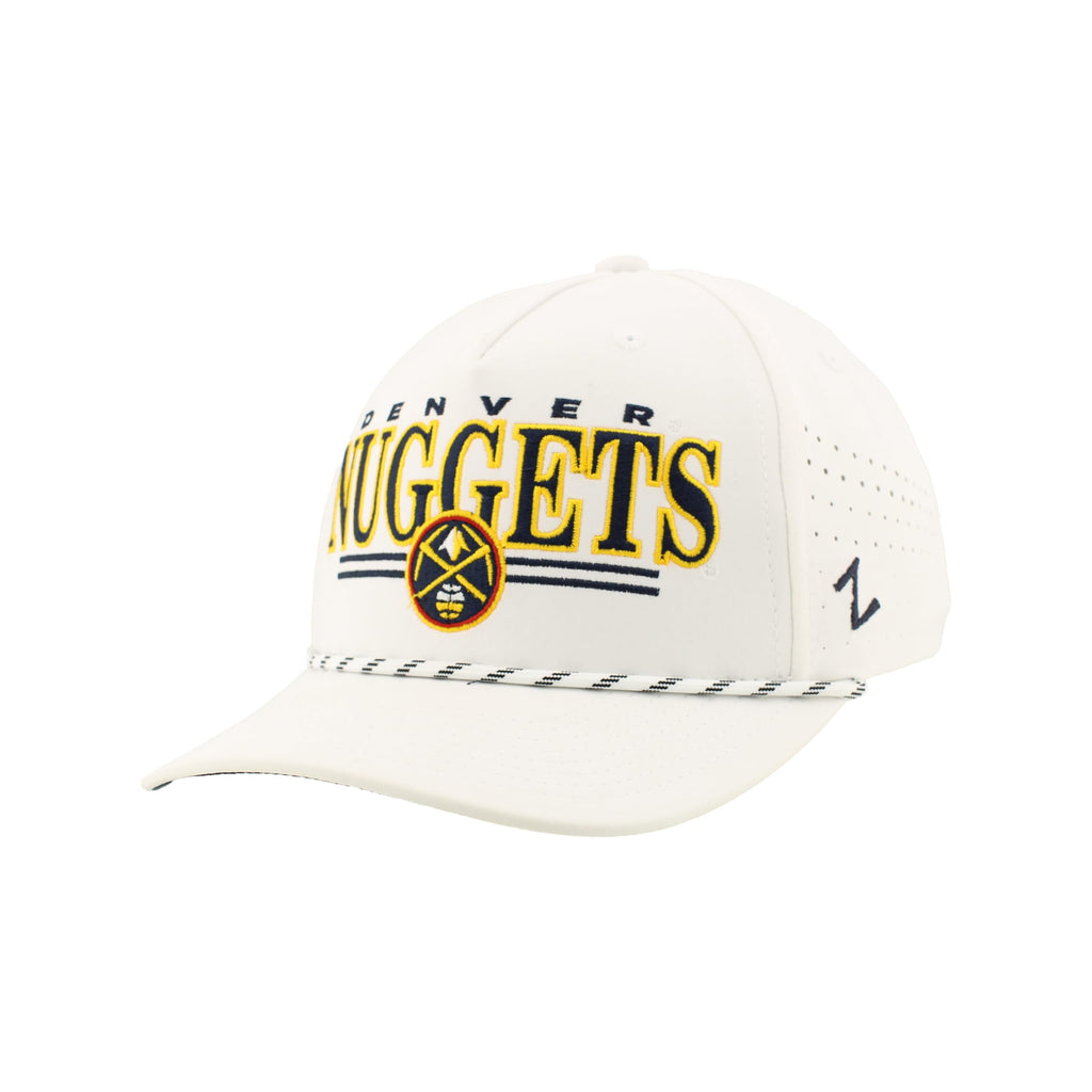 ZHATS NBA Unisex-Adult NBA Officially Licensed Rope Hat Snapback Performance Regalia White