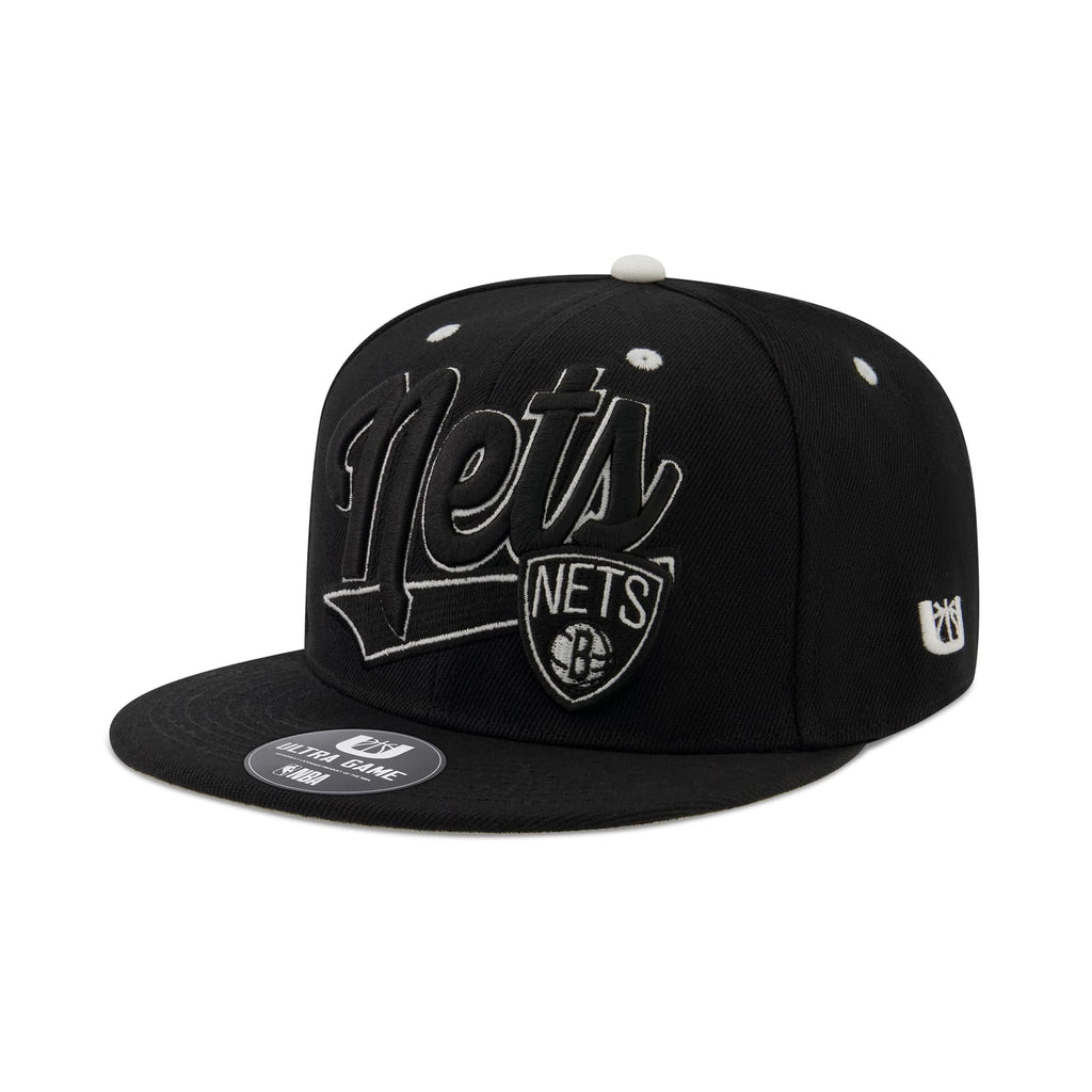 Ultra Game Men’s NBA Official Snap Back 3D Embroidered Team Logo Baseball Cap Hat