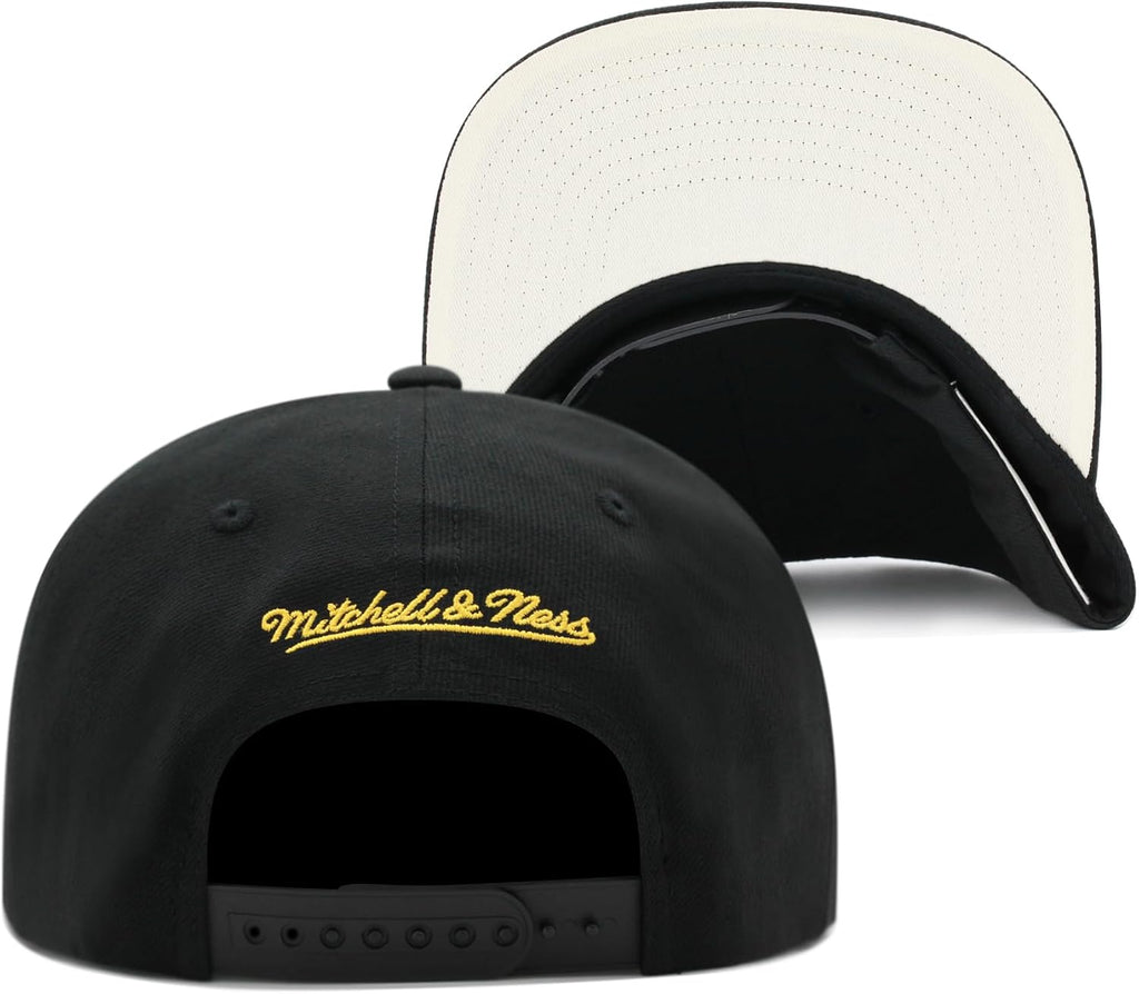 Mitchell & Ness Pittsburgh Pirates Cooperstown MLB Team Classic Snapback Hat Cap - Black