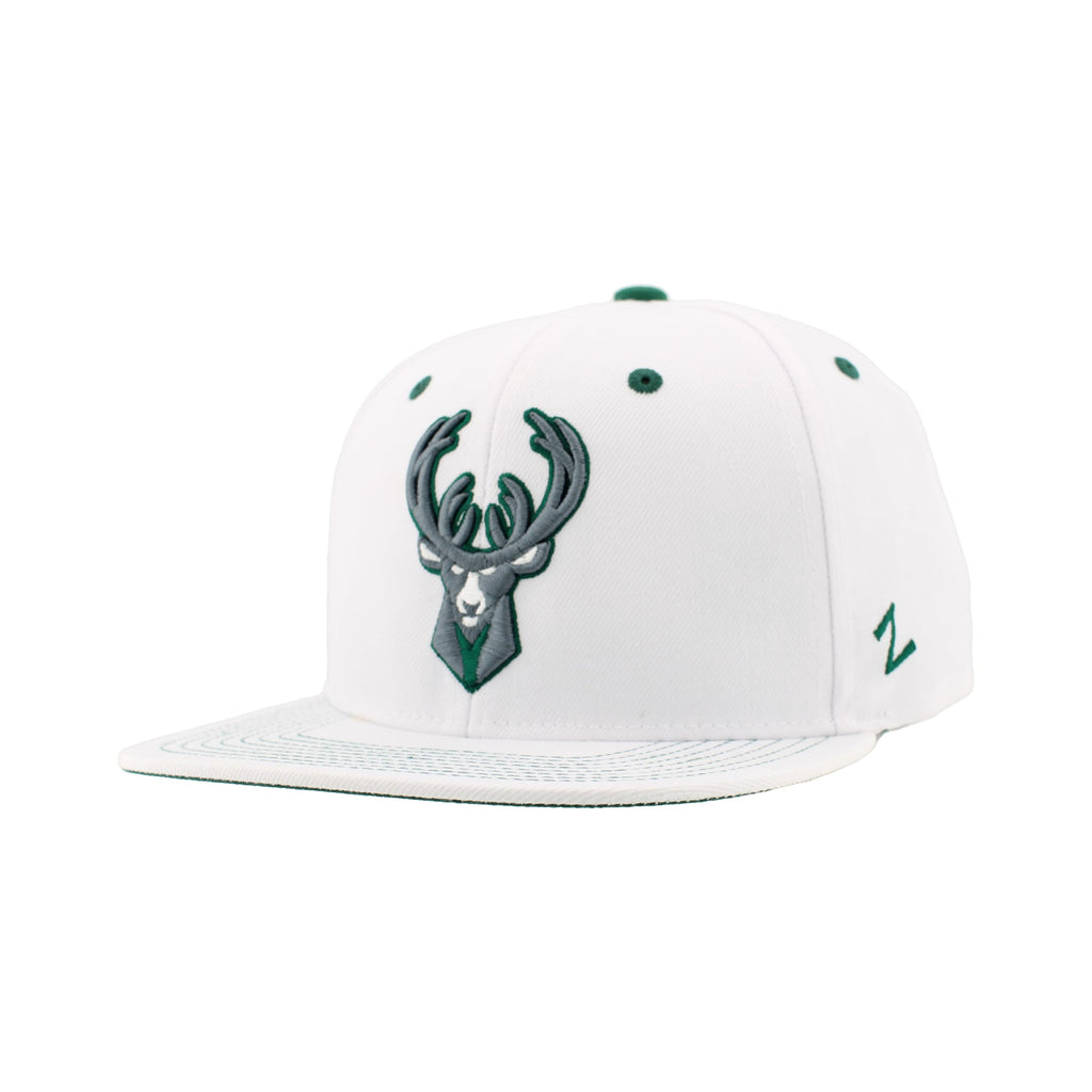 ZHATS NBA Unisex-Adult NBA Officially Licensed Adjustable Snapback Hat Flat Bill Z11 Pop White