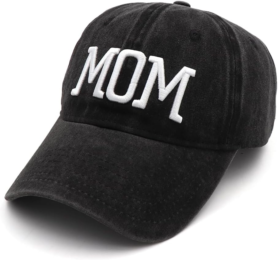 Mom and Dad Hats New Mom Gifts Embroidered Hats for Men Women Adjustable Baseball Cap New Parents Gifts for Couples
