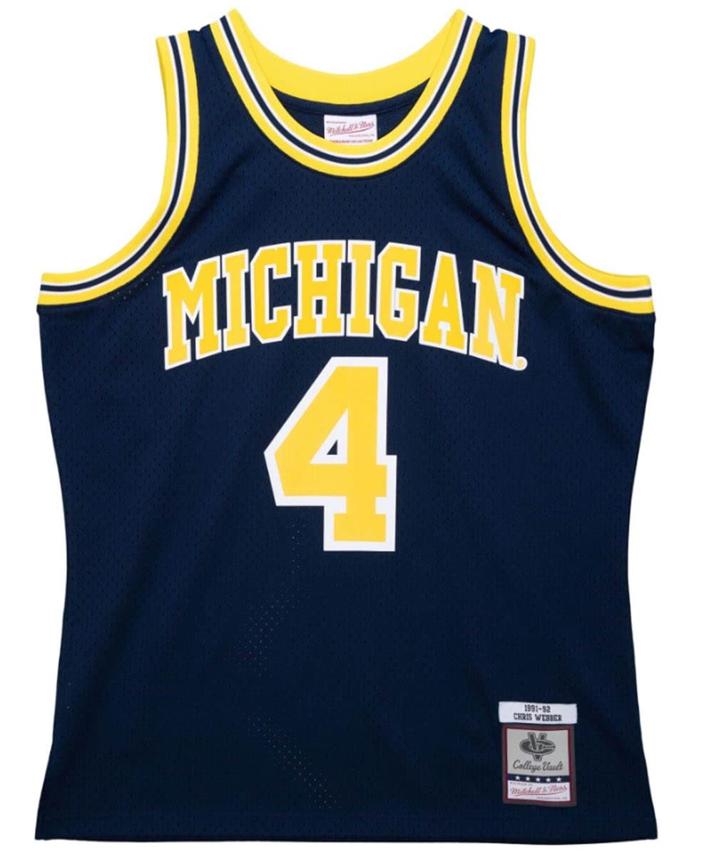 Mitchell & Ness Chris Webber University of Michigan Road 1991 Men's Swingman Jersey