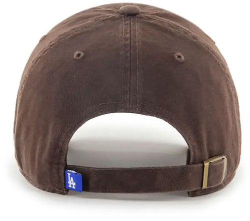 '47 Los Angeles Dodgers Brown Clean Up Adjustable Hat, Adult One Size Fits All