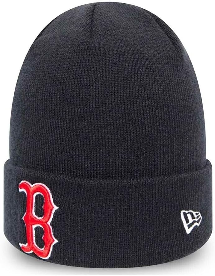 New Era Mens Essential Cuff Beanie Blue