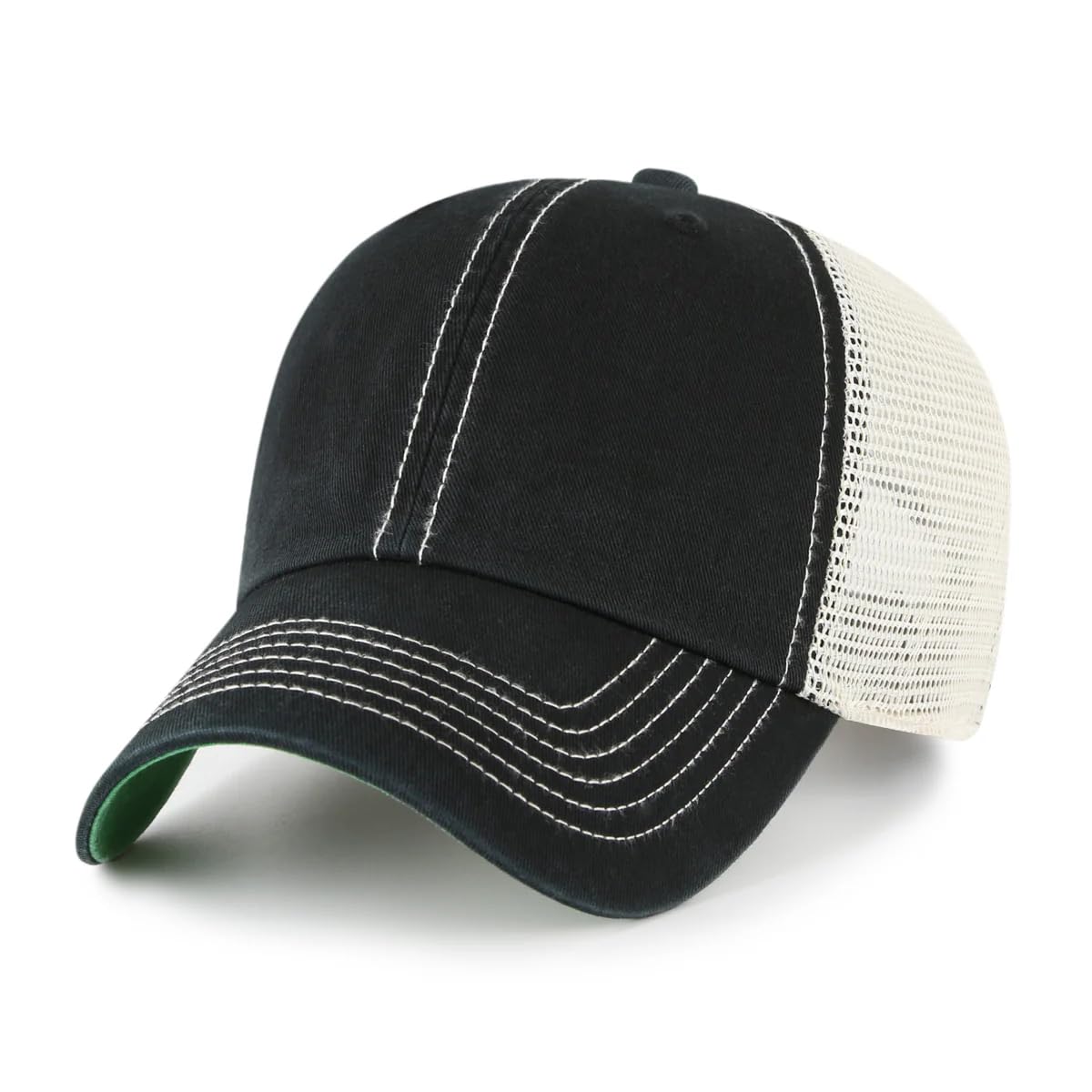 47 Brand Blank Trawler Trucker Mesh Clean Up Snap Back Adjustable Dad Hat Cap - One Size