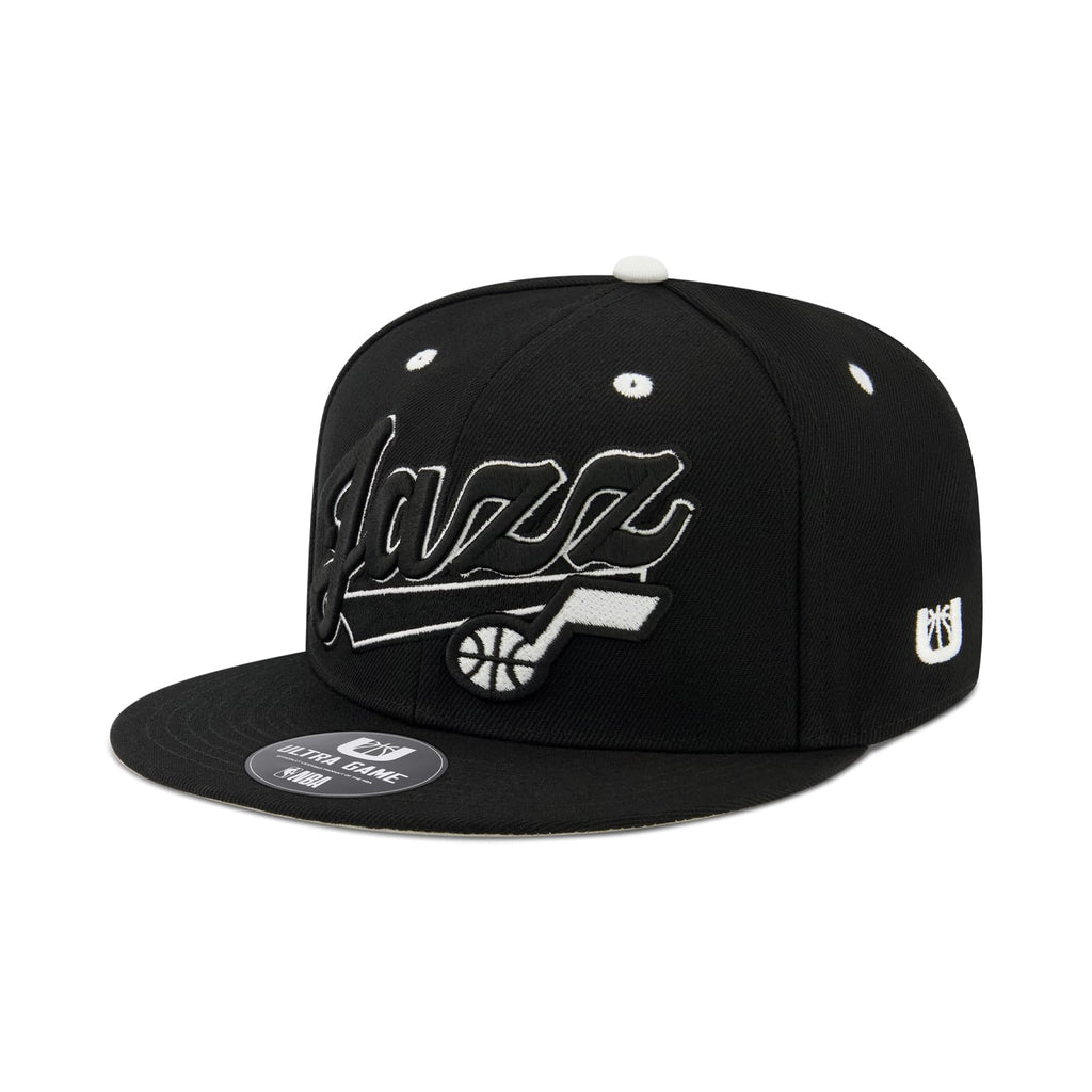 Ultra Game Men’s NBA Official Snap Back 3D Embroidered Team Logo Baseball Cap Hat