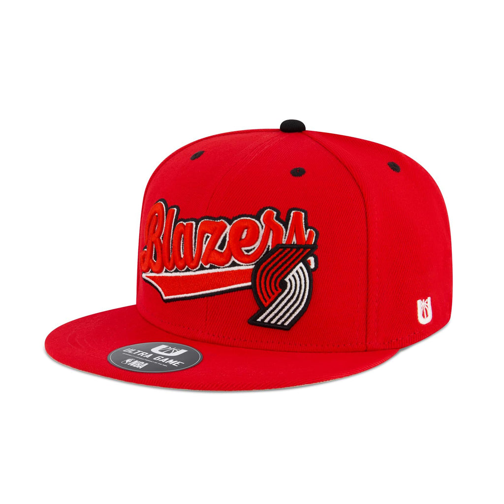 Ultra Game Men’s NBA Official Snap Back 3D Embroidered Team Logo Baseball Cap Hat
