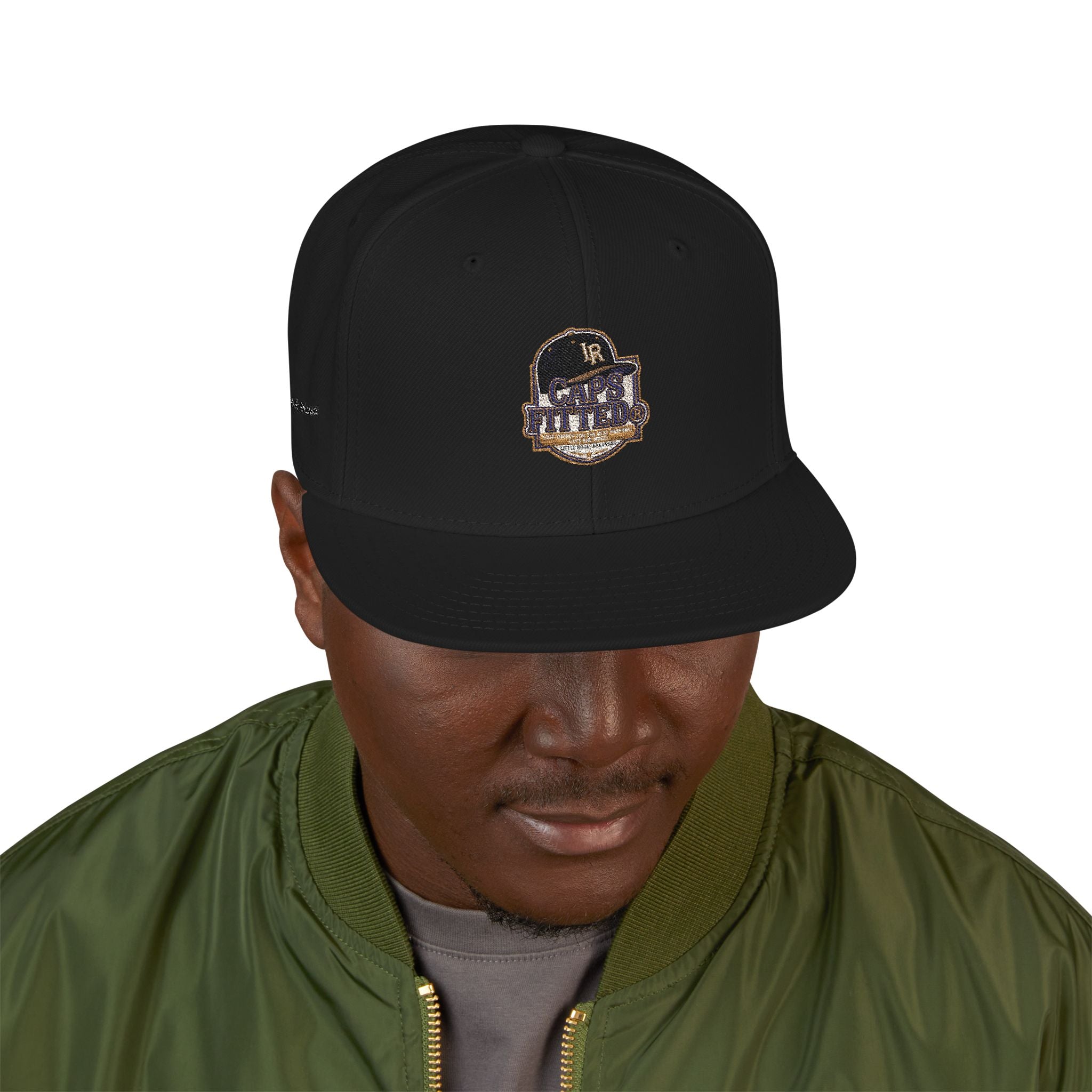 Caps Fitted Embroidered Lock Logo Snapback Hat — Urban Streetwear Cap