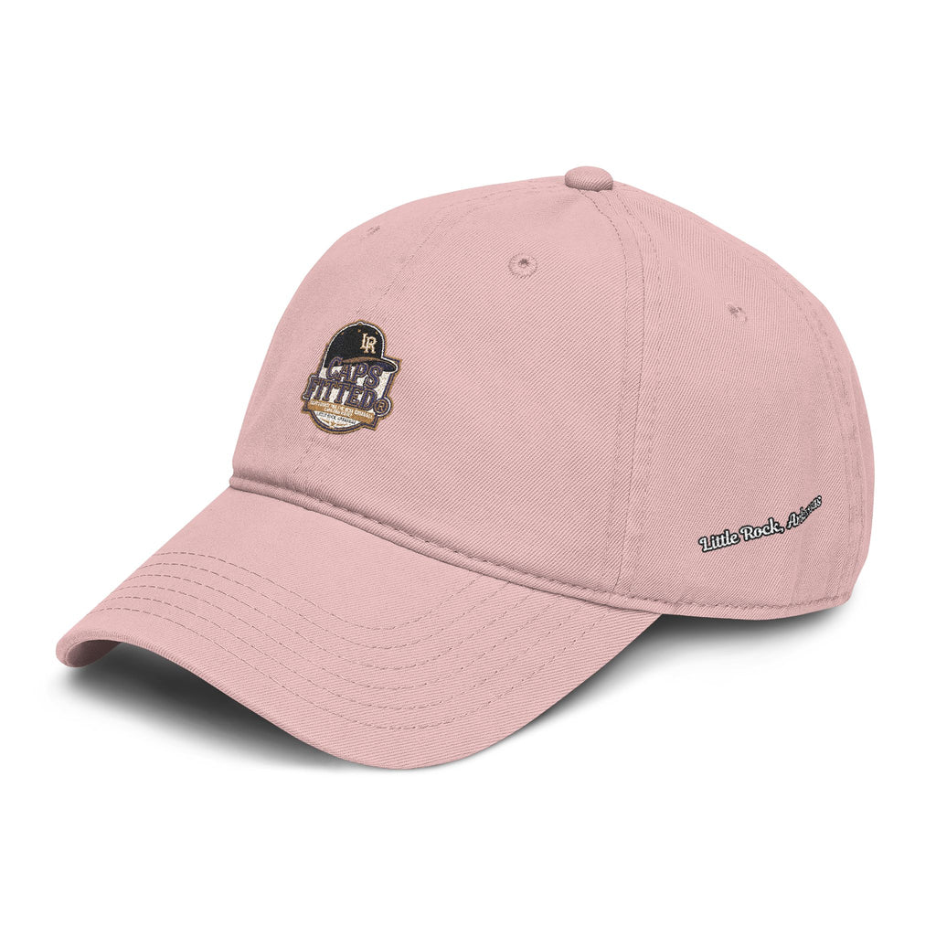 Washed Baseball Cap with Retro Embroidered Logo