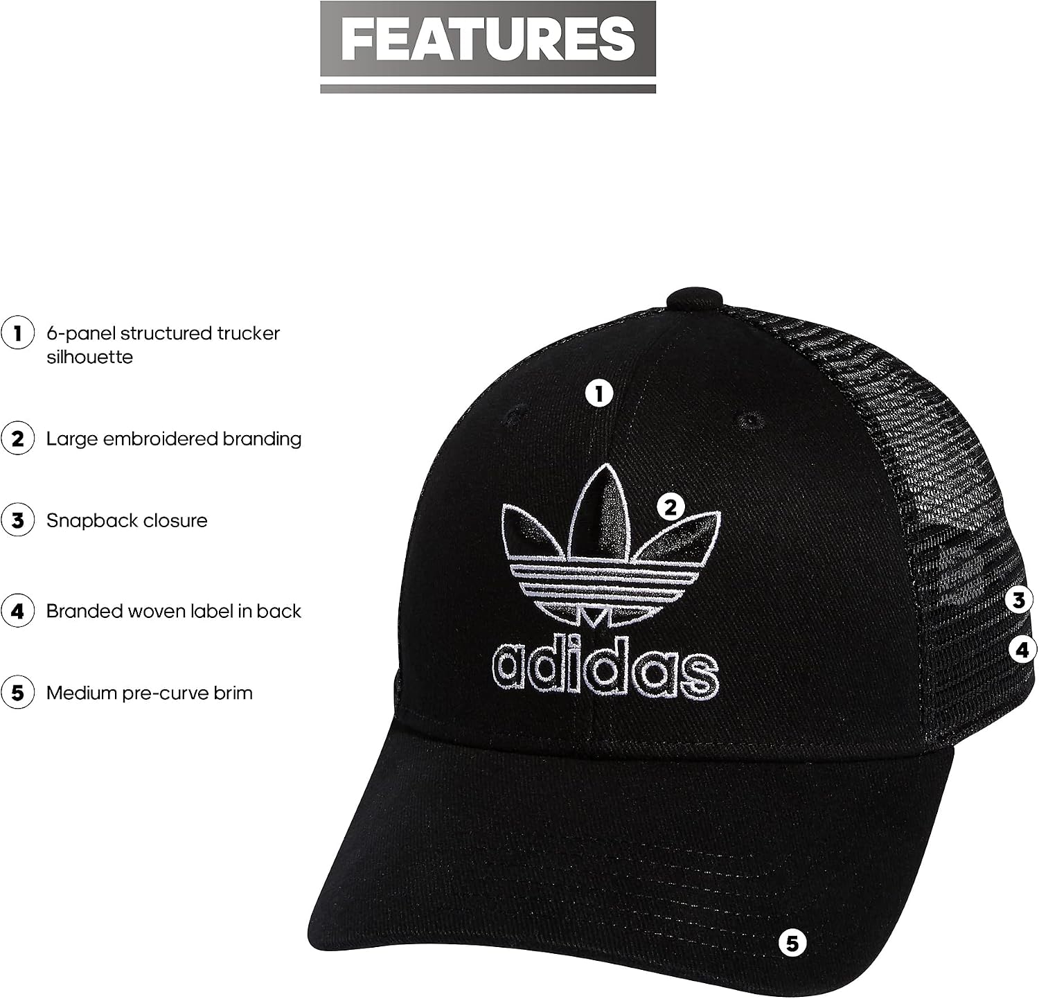 Adidas Originals Mens Men's Originals Icon 2.0 Trucker