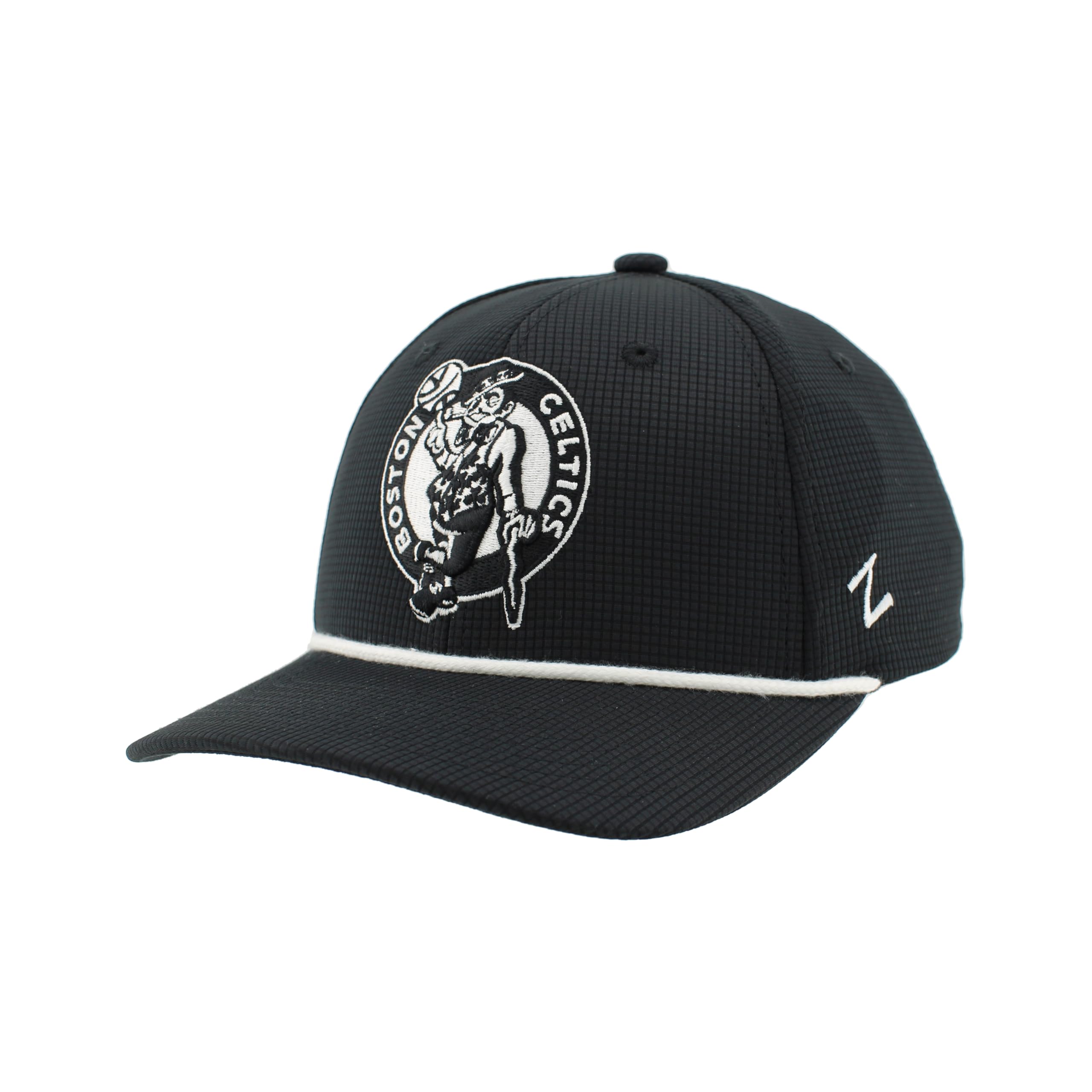 ZHATS NBA Unisex-Adult NBA Officially Licensed Rope Hat Snapback Backspin Contrast Black