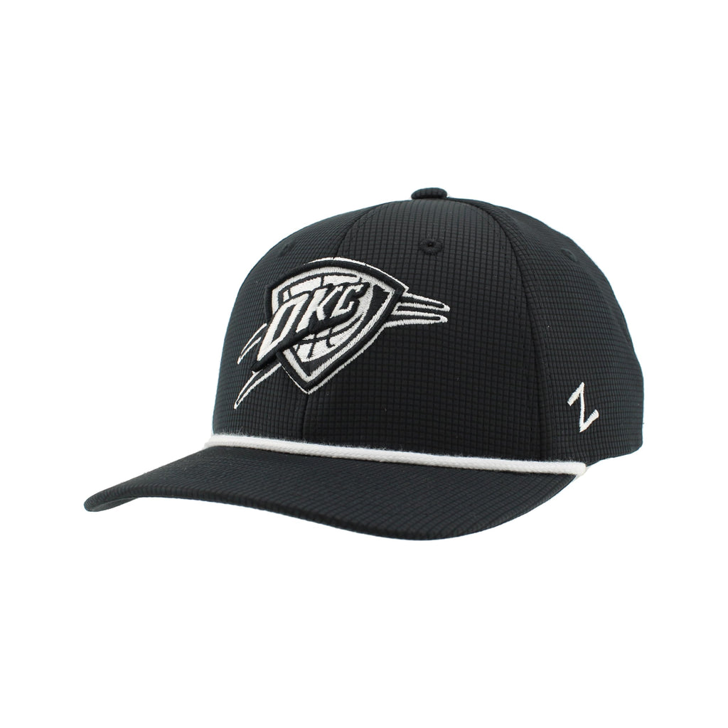 ZHATS NBA Unisex-Adult NBA Officially Licensed Rope Hat Snapback Backspin Contrast Black