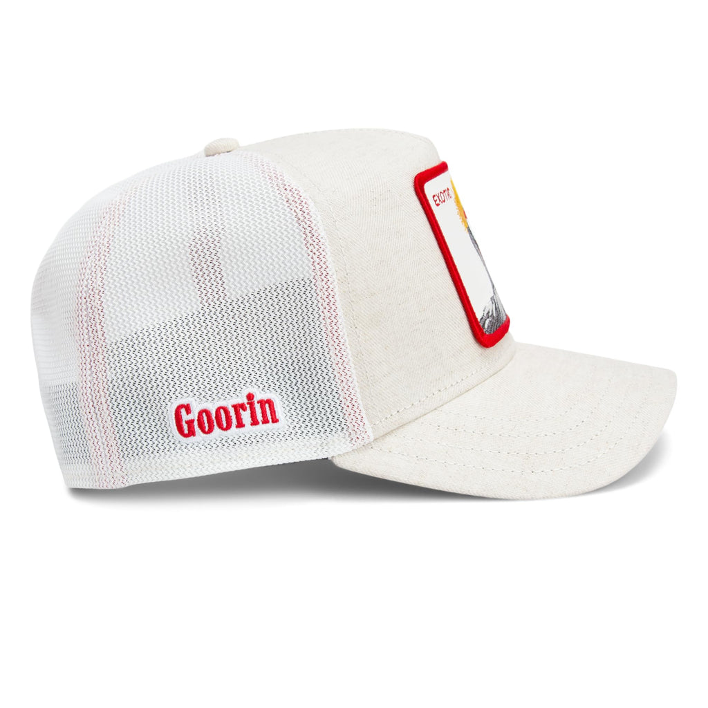 Goorin Bros. Business Professional Trucker Hat for Men and Women, Cream (Suited Crane), One Size