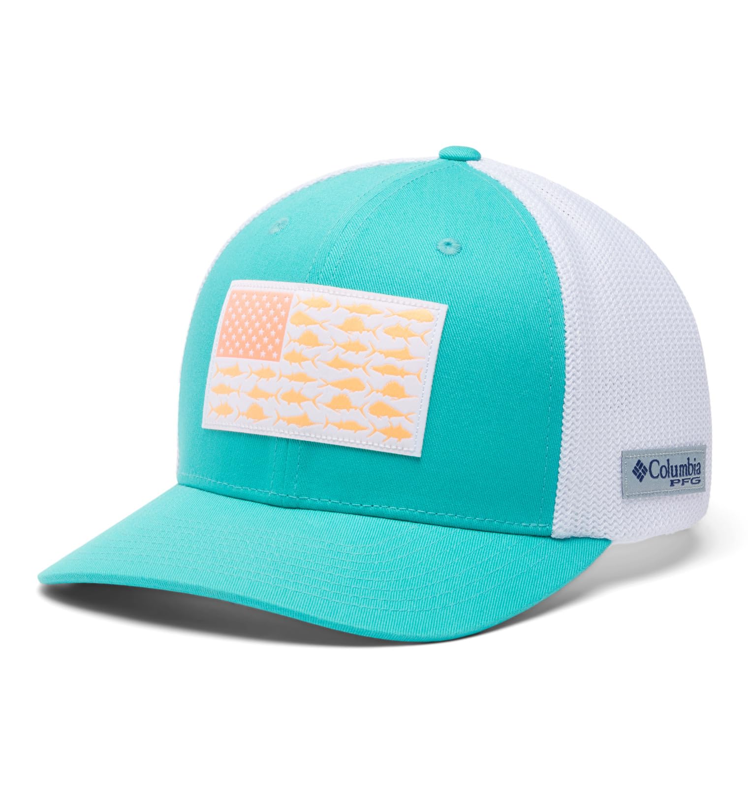 Columbia Unisex PFG Fish Flag Mesh Ball Cap