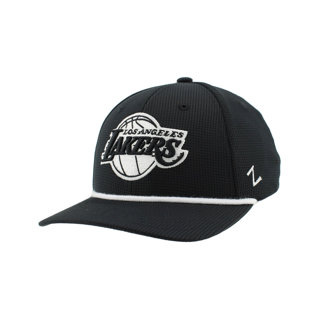 ZHATS NBA Unisex-Adult NBA Officially Licensed Rope Hat Snapback Backspin Contrast Black