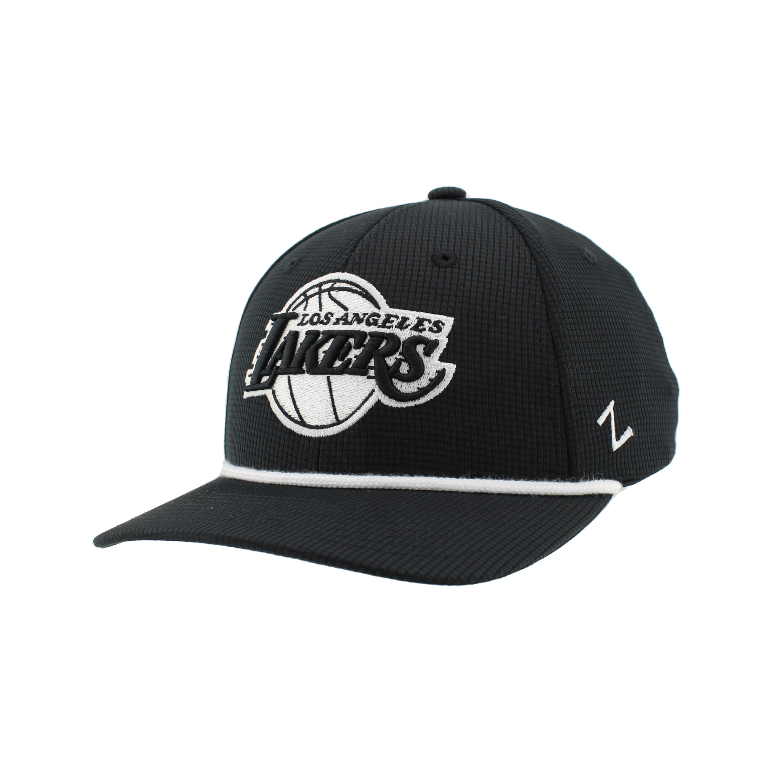 ZHATS NBA Unisex-Adult NBA Officially Licensed Rope Hat Snapback Backspin Contrast Black