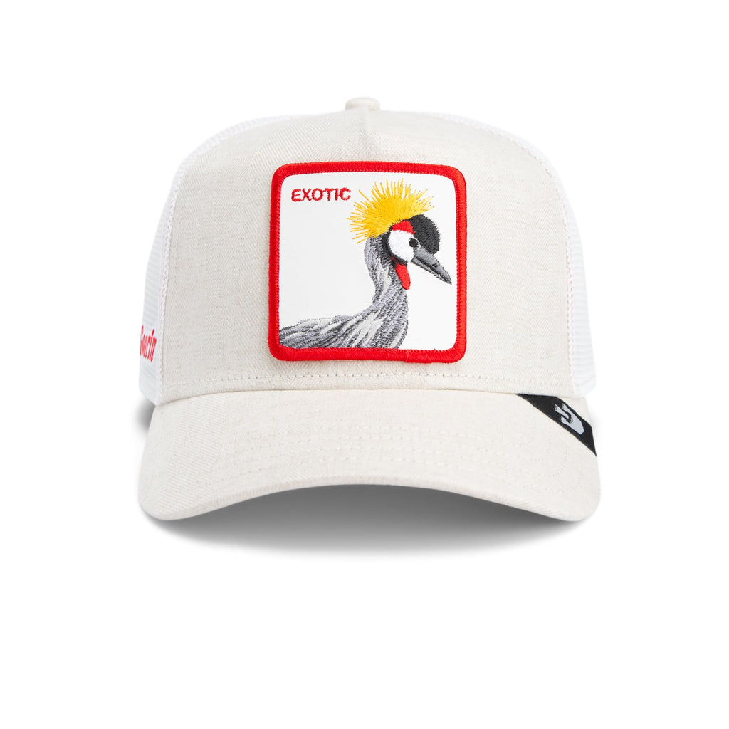 Goorin Bros. Business Professional Trucker Hat for Men and Women, Cream (Suited Crane), One Size
