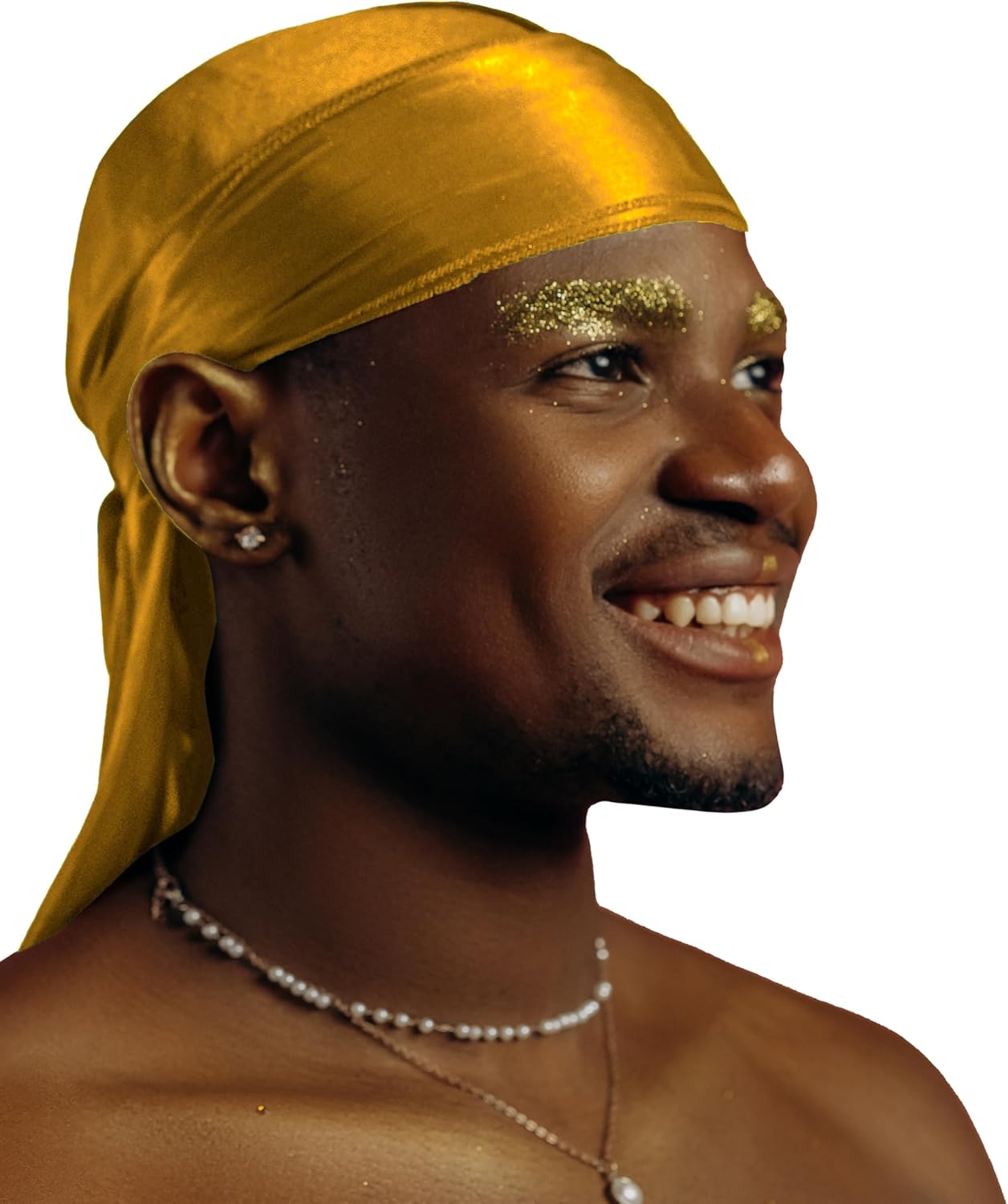 1 Pack Silk Durag for Men and Women Gift Set, Silky Satin Do Rag
