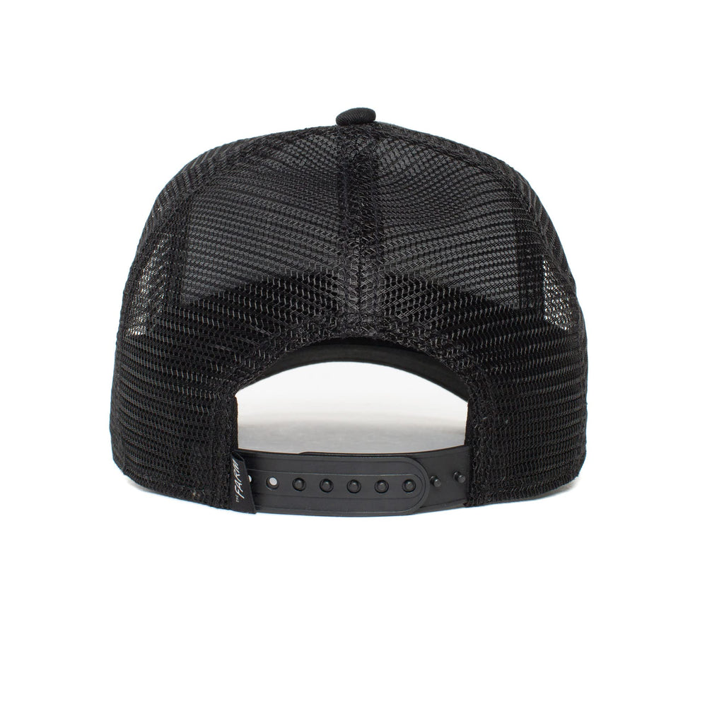 Goorin Bros. The Farm Unisex Original Adjustable Snapback Trucker Hat, Black (The Freedom Eagle), One Size