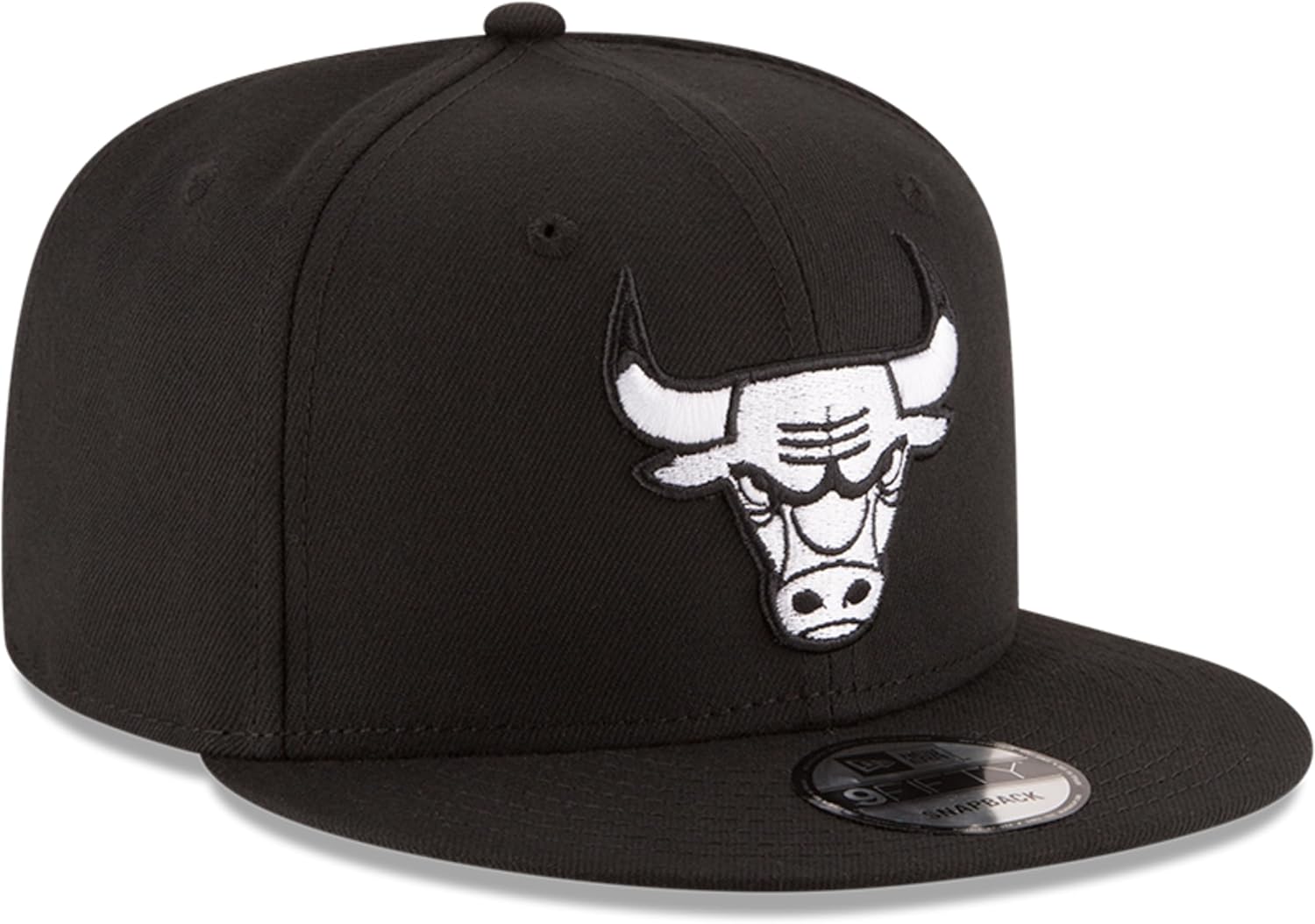 New Era NBA 9FIFTY Black White Adjustable Snapback Hat Cap One Size Fits All