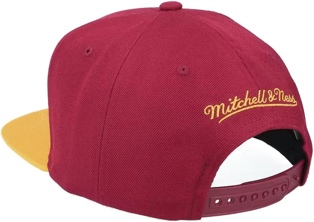 Mitchell & Ness Cleveland Cavaliers Core Basic Snapback Adjustable Hat Cap - Team Colors