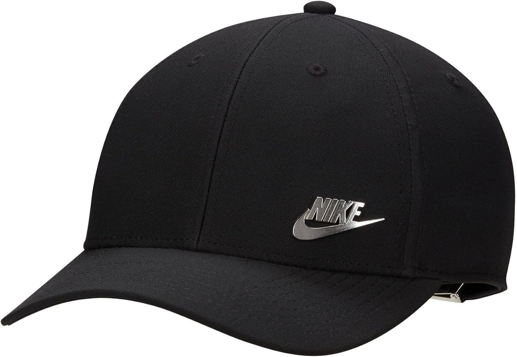 Nike Unisex Adult Dri-FIT Club Structured Metal Logo Cap Hat | Mens and Womens