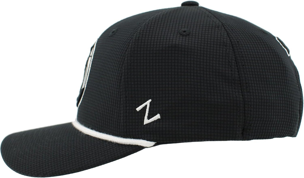 ZHATS NBA Unisex-Adult NBA Officially Licensed Rope Hat Snapback Backspin Contrast Black